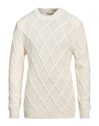 WOOL & CO 풀오버 아이보리 35% 아크릴, 30% 울, 20% 알파카 울, 15% 비스코스