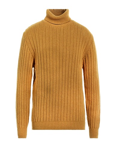 PAOLONI Polo neck Mustard 80% Wool, 20% Polyamide
