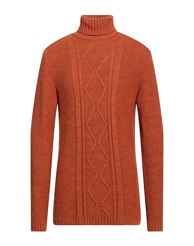 ROBERTO CAVALLI Turtleneck Rust 70% Wool, 30% Acrylic
