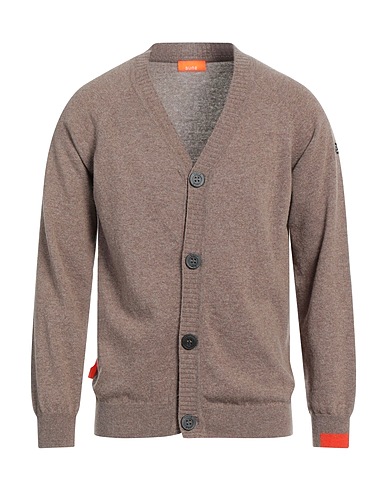 SUNS BOARDS Cardigan Khaki 80% Wool, 20% Polyamide