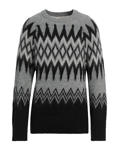 LANEUS Pullover Grigio 45% Acrilico, 23% Poliammide, 15% Lana mohair, 10% Lana di alpaca, 7% Poliestere