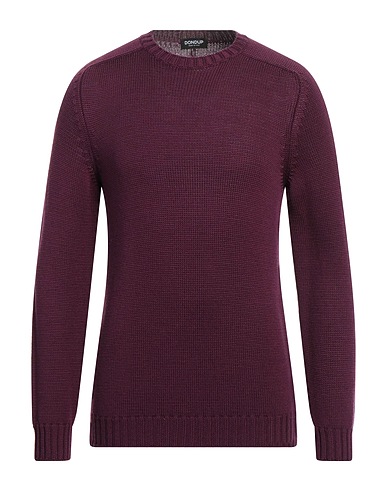 DONDUP Jumper Plum 100% Wool
