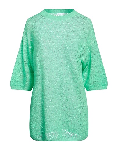 MALO Cashmere jumper Light green 74% Cashmere, 23% Linen, 3% Polyamide