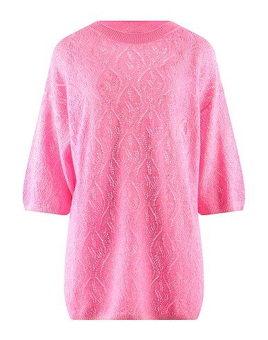 MALO Pull en cachemire Fuchsia 74% Cachemire, 23% Lin, 3% Polyamide