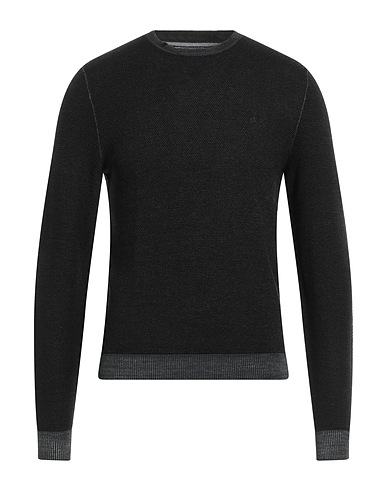 SUN 68 Sweater Black 100% Merino Wool