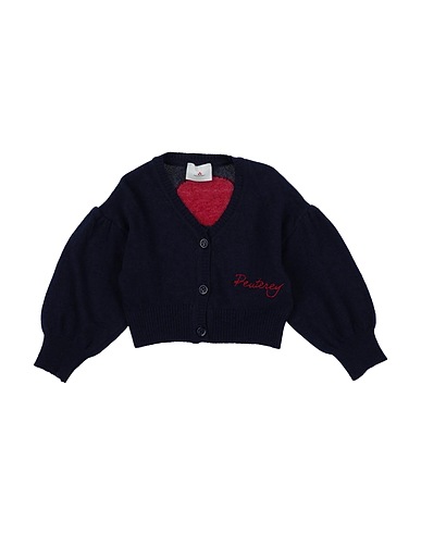 PEUTEREY Cardigan Midnight blue 45% Viscose, 25% Merino Wool, 25% Polyamide, 5% Cashmere