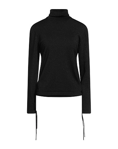 P.A.R.O.S.H. Rollkragenpullover Schwarz 71% Wolle, 22% Polyester, 7% Elastan