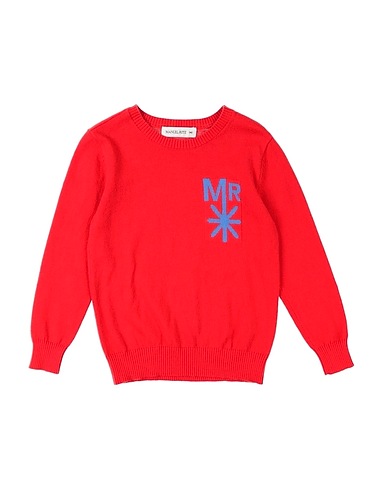 MANUEL RITZ Jumper Red 95% Cotton, 5% Cashmere
