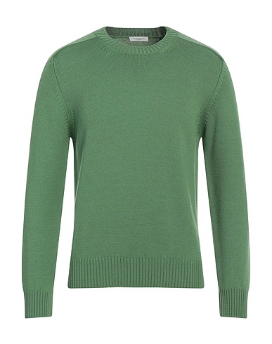 PAOLO PECORA Sweater Green 100% Virgin Wool