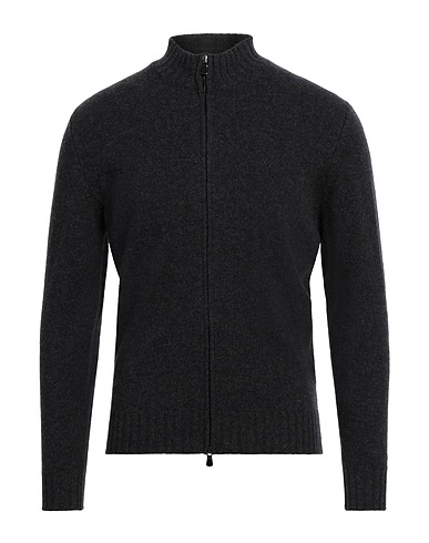 FILIPPO DE LAURENTIIS Cardigan Antracite 90% Lana Merino, 10% Cachemire