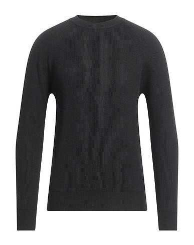 PAOLO PECORA Jumper Black 100% Virgin Wool
