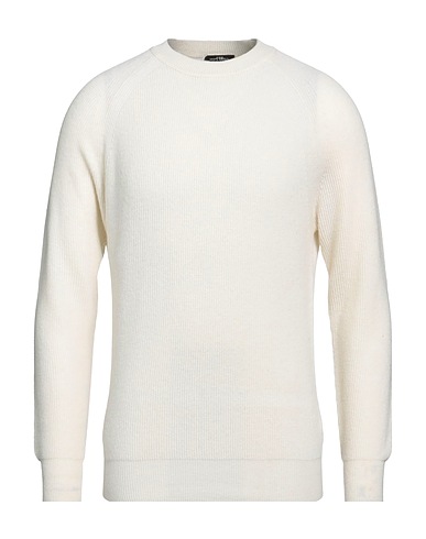 PAOLO PECORA Jumper Ivory 100% Virgin Wool