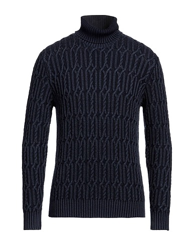 CIRCOLO 1901 Turtleneck Navy 100% Virgin Wool