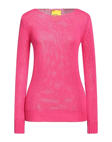 CUSTOMER LOVERS Pullover Fucsia 100% Cotone