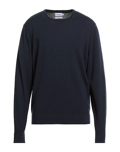CALVIN KLEIN Pullover Marineblau 100% Wolle