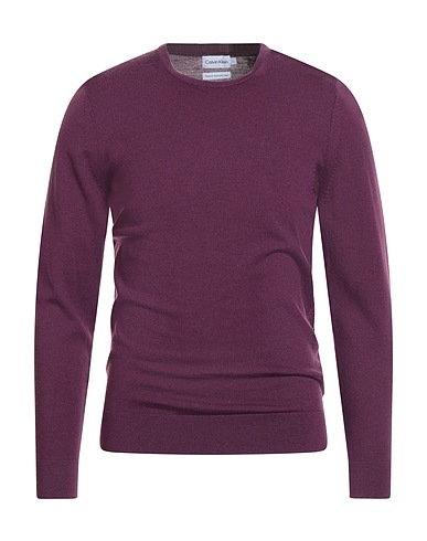 CALVIN KLEIN Pullover Prugna 100% Lana