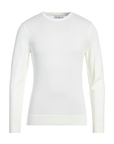 CALVIN KLEIN Pullover Avorio 100% Lana