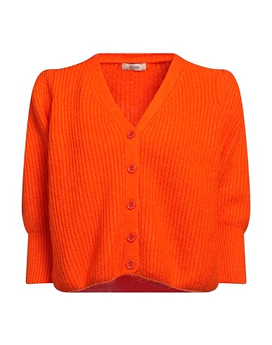 FRACOMINA Cardigan Orange 41% Acrylic, 39% Polyamide, 10% Mohair wool, 10% Wool
