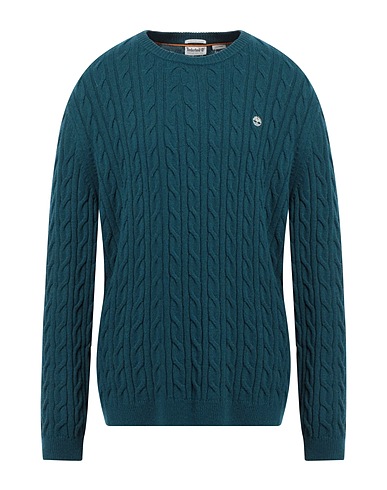 TIMBERLAND Jumper Deep teal 70% Wool, 30% Polyamide