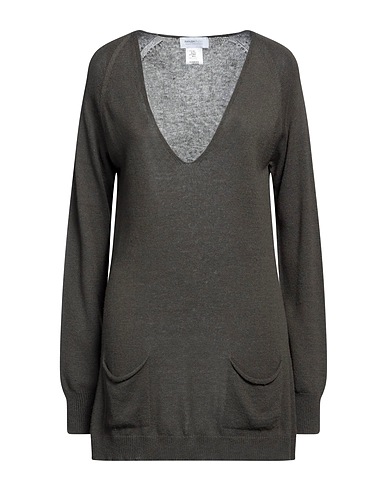 PIANURASTUDIO Sweater Military green 50% Viscose, 20% Wool, 20% Polyamide, 10% Cashmere