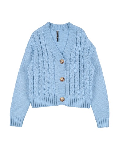 MANILA GRACE Cardigan Sky blue 80% Acrylic, 20% Nylon