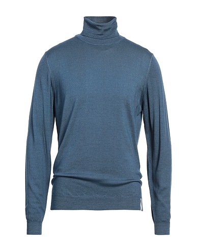 BROOKSFIELD Turtleneck Slate blue 100% Virgin Wool