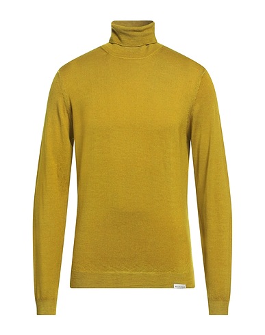 BROOKSFIELD Polo neck Mustard 100% Virgin Wool