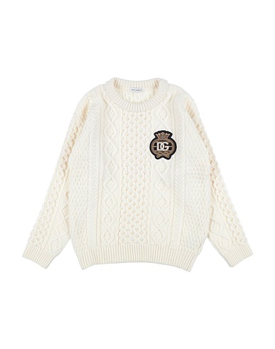 DOLCE&GABBANA Jumper Cream 100% Virgin Wool, Viscose, Nylon, Polyester