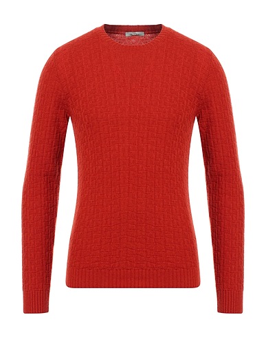 BLOCK23 Pullover Rostrot 80% Wolle, 20% Polyamid