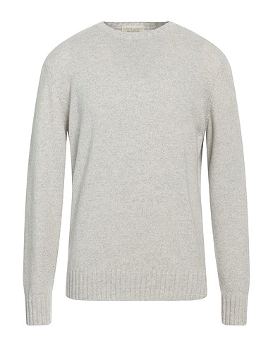 FILIPPO DE LAURENTIIS Pullover Grigio chiaro 90% Super 120s Lana, 10% Cachemire
