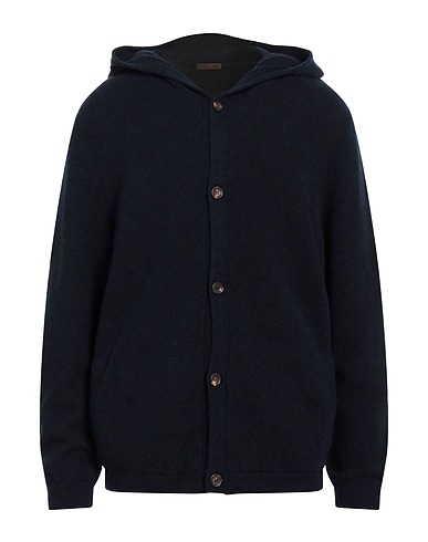 STILE LATINO Cardigan Blu notte 42% Poliammide, 39% Lana Vergine, 17% Lana di yak, 2% Elastan