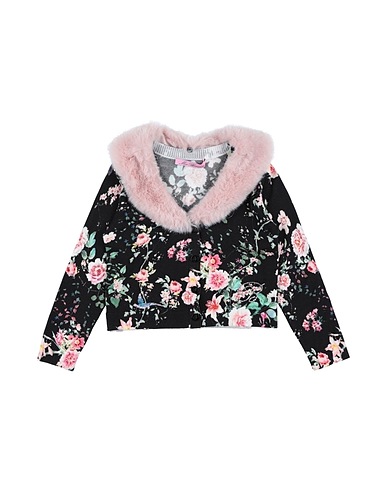 MISS BLUMARINE Cardigan Black 55% Viscose, 45% Polyamide, Polyester