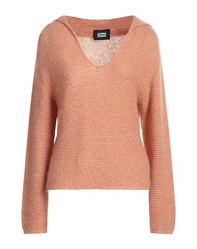 ALPHA STUDIO Pullover Nocciola 50% Poliammide, 30% Lana mohair, 20% Lana