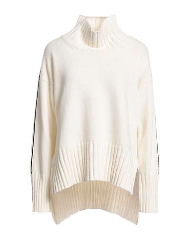 ALPHA STUDIO Turtleneck White 40% Recycled wool, 30% Viscose, 20% Polyamide, 10% Cashmere