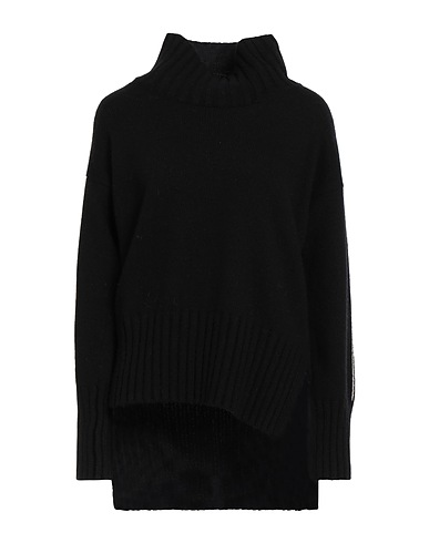 ALPHA STUDIO Turtleneck Black 40% Recycled wool, 30% Viscose, 20% Polyamide, 10% Cashmere
