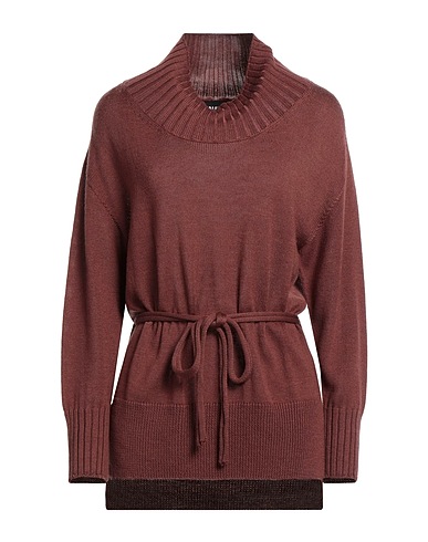 ALPHA STUDIO Col roulé Chocolat 50% Laine, 50% Tencel™