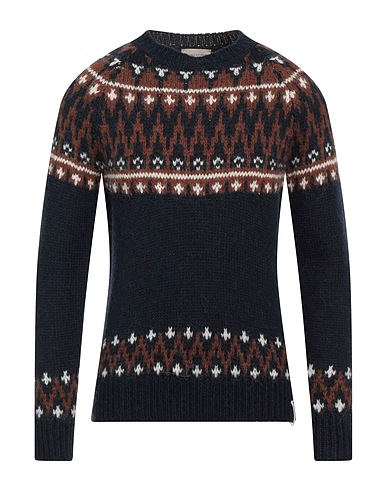 BROOKSFIELD Sweater Midnight blue 42% Acrylic, 32% Alpaca wool, 18% Wool, 8% Polyamide