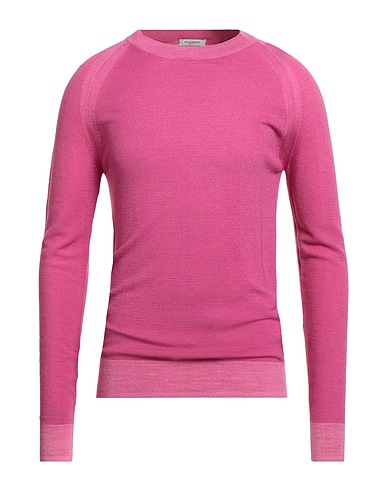 PAOLO PECORA Pullover Magenta 100% Schurwolle