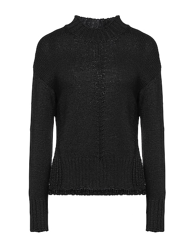 ALPHA STUDIO Sweater Black 50% Wool, 50% Recycled polyamide