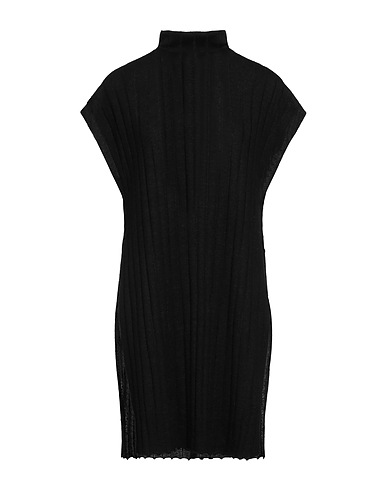 ALPHA STUDIO Polo neck Black 40% Nylon, 30% Alpaca wool, 30% Wool