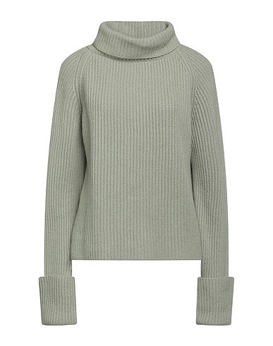 ALPHA STUDIO Turtleneck Sage green 70% Wool, 30% Cashmere