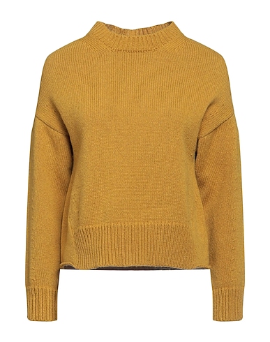 ALPHA STUDIO Jumper Mustard 45% Merino Wool, 30% Alpaca wool, 25% Polyamide