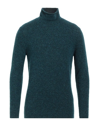 STILE LATINO Polo neck Deep teal 42% Polyamide, 39% Virgin Wool, 17% Yak wool, 2% Elastane