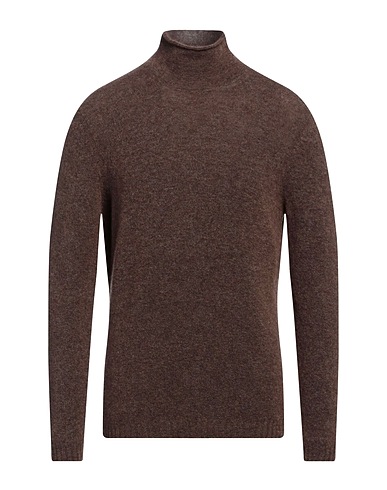 STILE LATINO Rollkragenpullover Braun 42% Polyamid, 39% Schurwolle, 17% Yakwolle, 2% Elastan