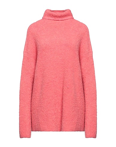 SEMICOUTURE Polo neck Pink 29% Alpaca wool, 29% Wool, 29% Acrylic, 12% Polyamide, 1% Elastane