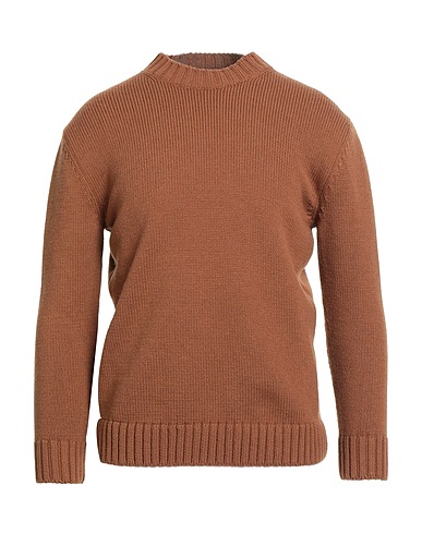 HINNOMINATE Pullover Braun 50% Wolle, 50% Acryl