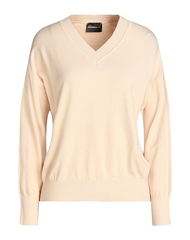 FUTURE ALIVE Jumper Beige 51% Viscose, 28% Polyester, 21% Nylon