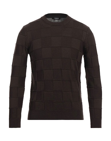 +39 MASQ Pullover Cioccolato 100% Lana Merino