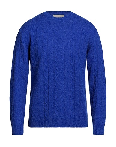 LUCQUES プルオーバー ブライトブルー 毛（ベビーアルパカ） 40% / ナイロン 35% / ウール 25%