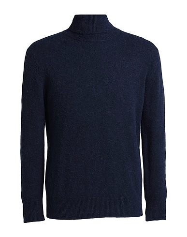 LUCQUES Polo neck Midnight blue 40% Baby alpaca wool, 27% Polyamide, 15% Mako Cotton, 15% Modal, 3% Elastane
